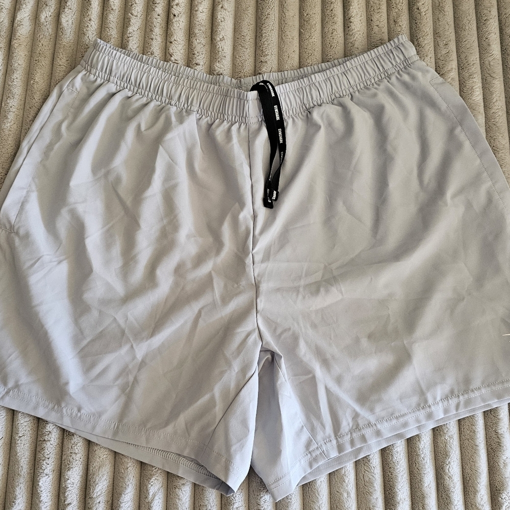 Men's Light Bluish-Gray Gym Shorts